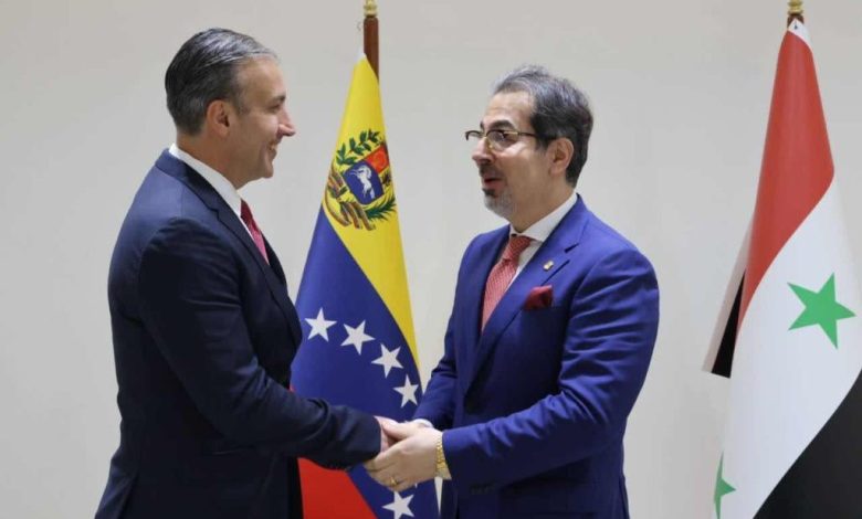 Tareck El Aissami se reunió con embajador de la República Árabe Siria Kenan Zaher Al Deen