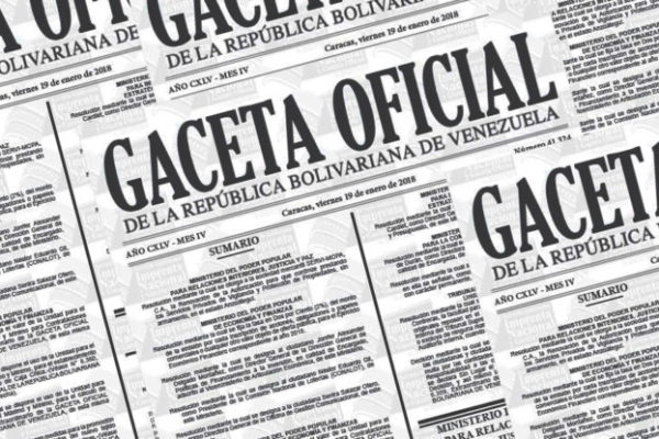 Prórroga de la inamovilidad laboral fue informada en Gaceta Oficial