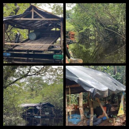 Militares venezolanos desmantelan campamentos de minería ilegal