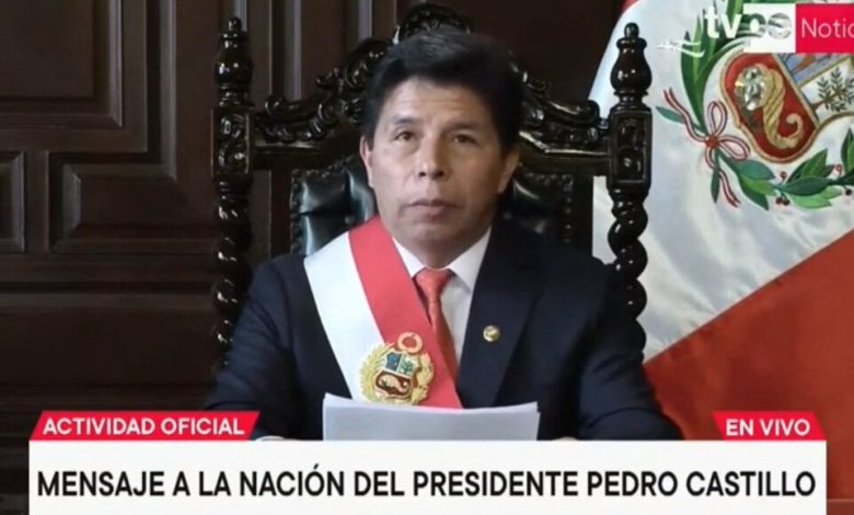 Crónica de la destitución de Castillo