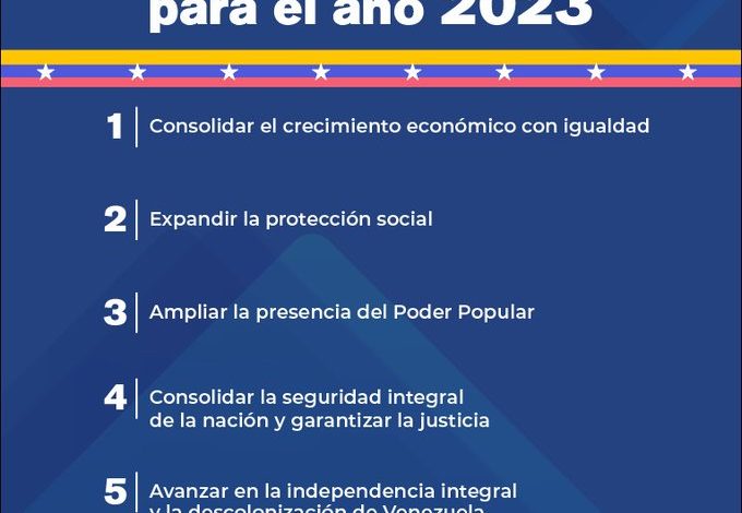 6 líneas de trabajo para el 2023