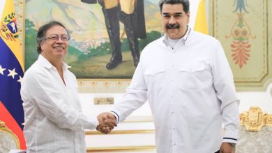 Recibimiento de Maduro a Petro