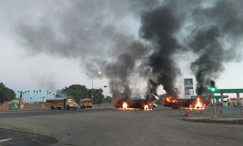 Bandas de narcotraficantes tratan de sembran el caos en Culiacán