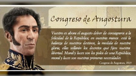 Congreso de Angostura simboliza el ideario republicano y humanista de Bolívar