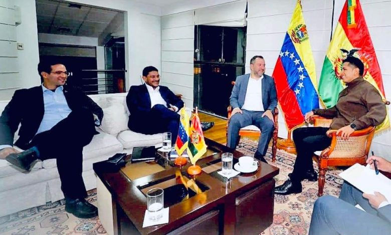 Canciller evenzolano y presidente del Senado de Bolivia para fortalecer cooperación