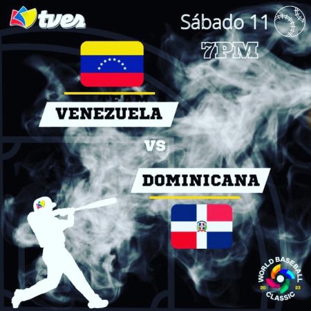 Venezuela debuta contra Dominicana en el Clásico Mundial de Béisbol