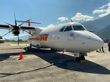 Vuelo de prueba de la aeronave YV1009 de Conviasa en Mérida