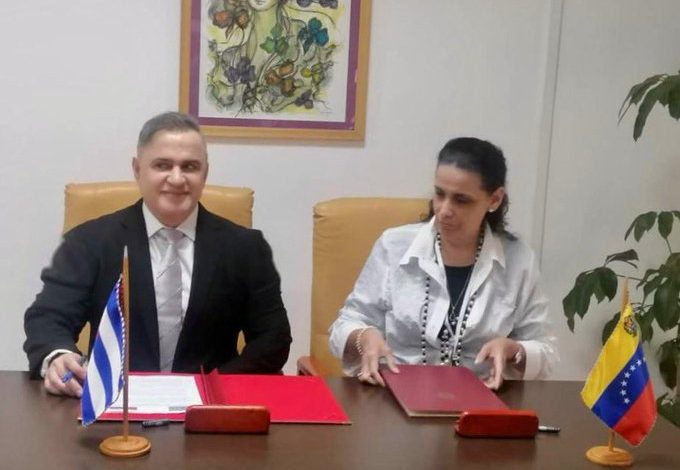 Venezuela firmó el Programa de Cooperación, en materia judicial con Cuba