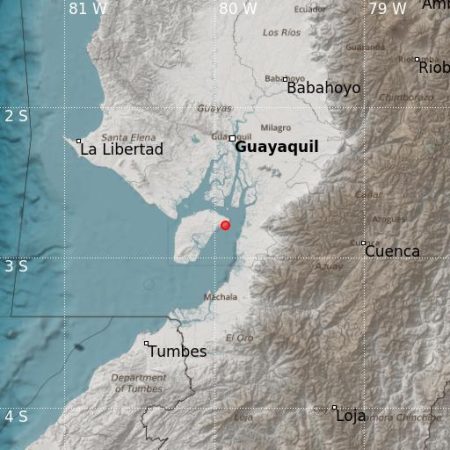 El sismo ocurrió a las 12H11 hora local