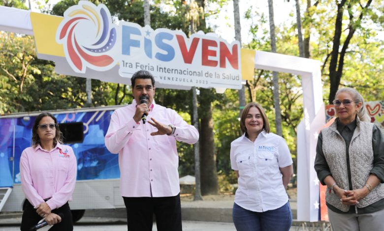 Nicolás Maduro asiste a la clausura de la I Feria Internacional de la Salud