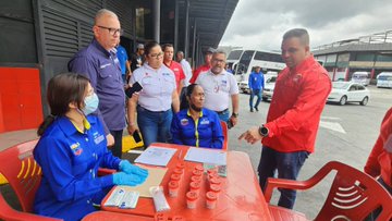 INTT inspecciona despliegue de unidades terrestres en el Terminal La Bandera