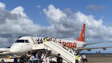 San Vicente recibe vuelo inaugural de Conviasa Caracas-La Habana- San Vicente