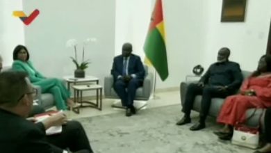 Vicepresidenta Delcy Rodríguez se reúne con Vice Primer Ministro de Guinea-Bisáu