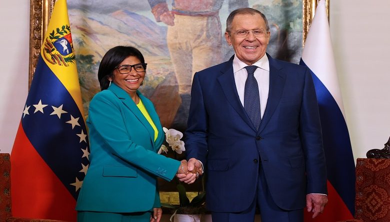 Vicepresidenta Delcy Rodríguez se reúne con canciller Serguei Lavrov