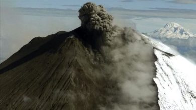 Caída de ceniza del volcán Sangay afecta a 4 provincias de Ecuador