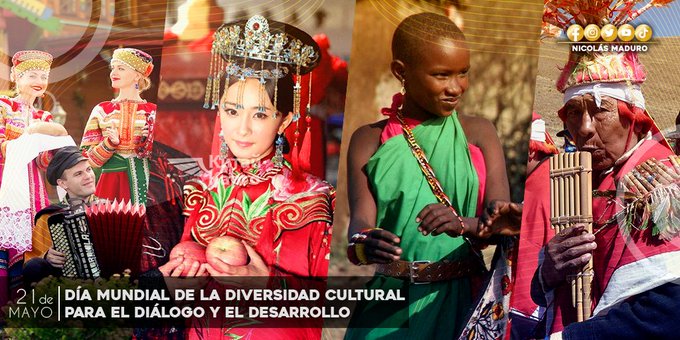 Venezuela celebra Día Mundial de la Diversidad Cultural