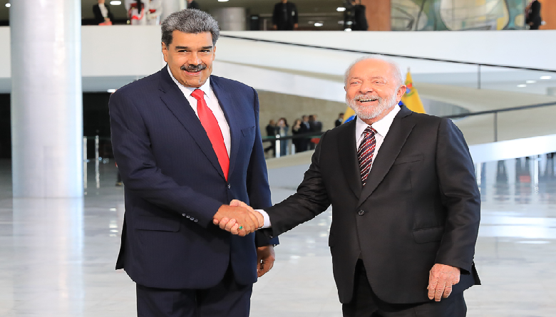Presidentes Maduro y Lula da Silva sostienen reunión en Palacio de Planalto