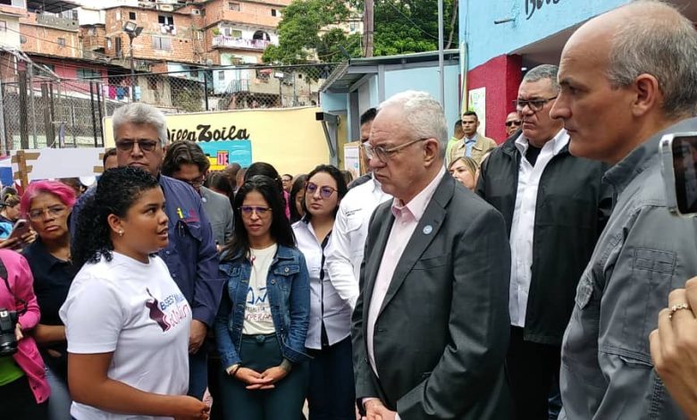 Gobierno Bolivariano y representante regional de FAO visitan Base de Misiones en Cota 905