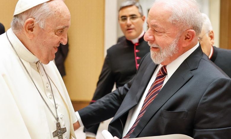 Lula Da Silva conversó con el Papa sobre la paz mundial