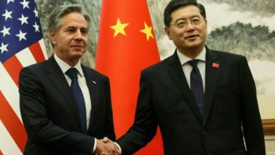 Canciller de China y el secretario de Estado de EE.UU.