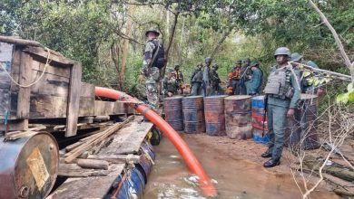 La Fanb inhabilitó campamento y equipos usados para la minería ilegal