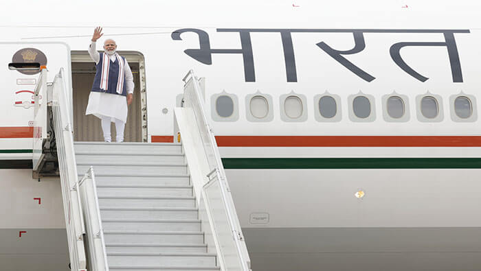 Primer ministro de India visita Estados Unidos y Egipto