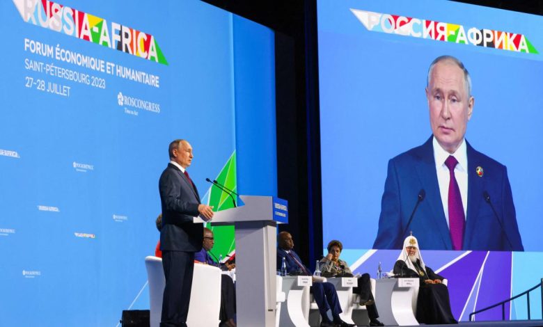Vladímir Putin anuncia que Rusia enviará granos gratis a seis países de África