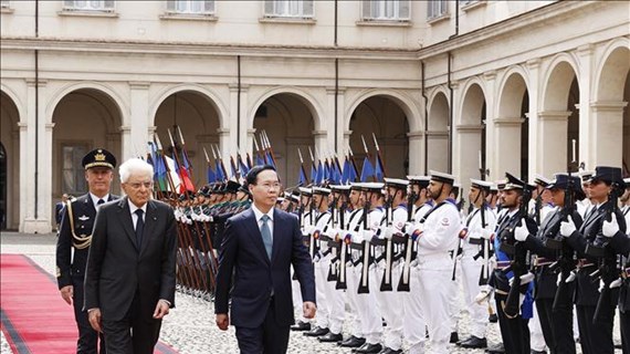 Presidente de Vietnam Vo Van Thuong inició visitas a Italia y El Vaticano