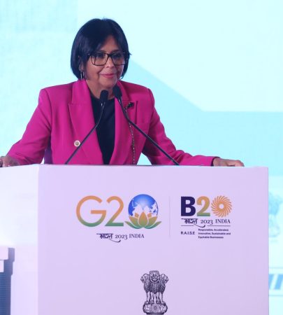 Delcy Rodríguez: Venezuela ha podido resurgir en medio del peor bloqueo de su historia