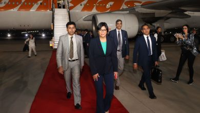 Vicepresidenta arribó a la India para el IX Cónclave de la Confederación Industrial de la India y Latinoamérica