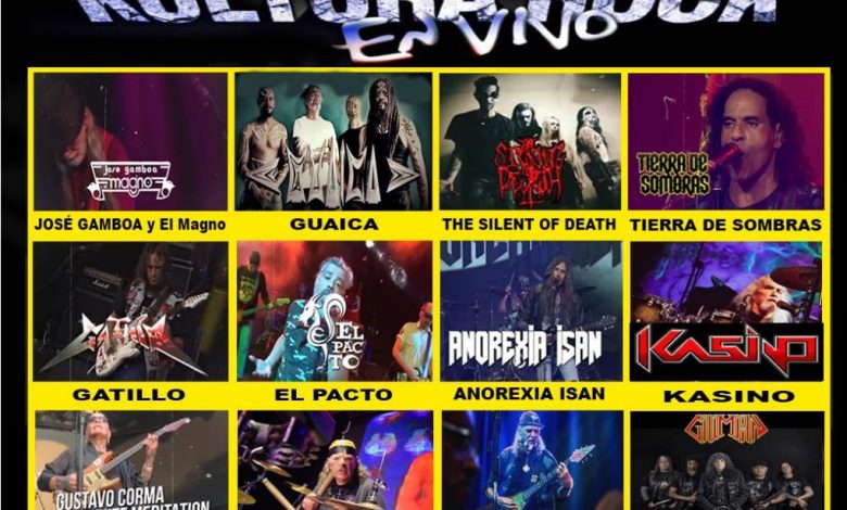 Kultura Rock en Vivo se celebrará este 30 de septiembre en Caracas