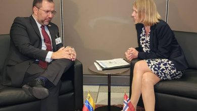 Venezuela y Noruega repasan lazos de hermandad