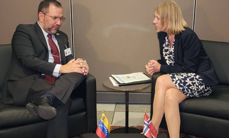 Venezuela y Noruega repasan lazos de hermandad