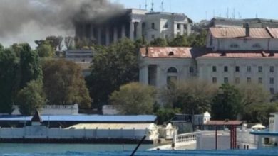 El cuartel de la Flota del Mar Negro ruso es atacado con misiles