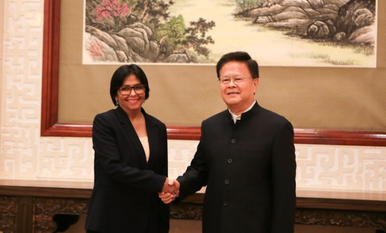 Vicepresidenta Delcy Rodríguez evalúa proyectos de desarrollo con China