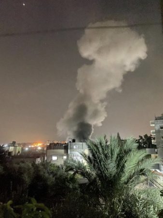 Bombardeos en la Franja de Gaza