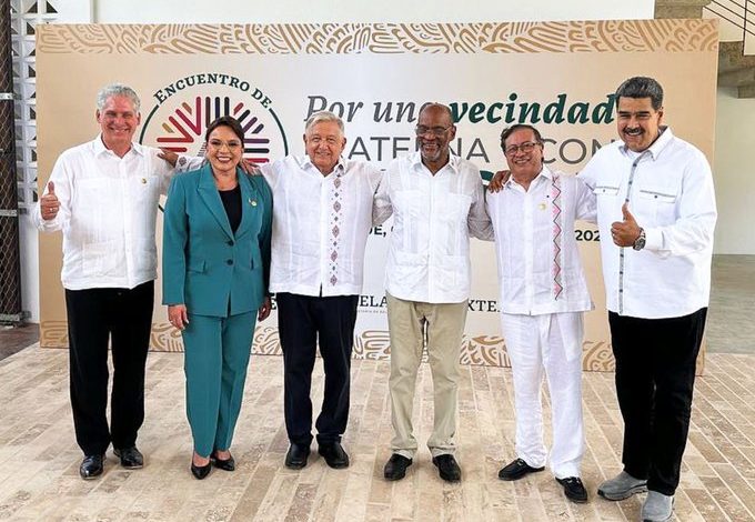 Jefes de Estado que participan en Encuentro de Palenque