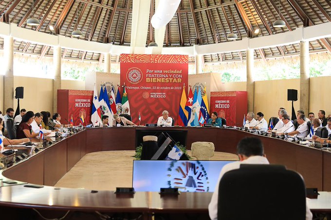 Jefes de Estado en la Canciller Yvan Gil en la Cumbre Regional sobre Migración