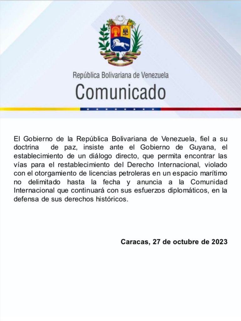 Venezuela insta a transaccionales petroleras no incursionar en el Esequibo