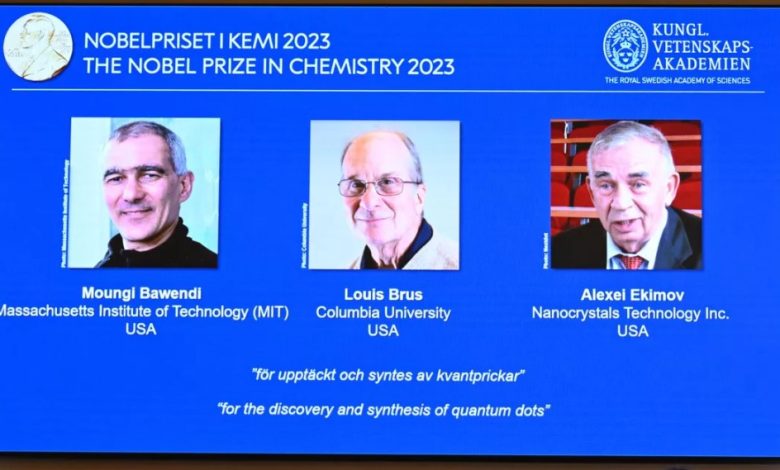 Nobel de Química para los descubridores de los puntos cuánticos