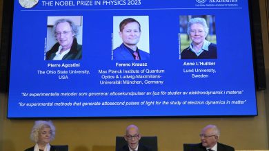 El Nobel de Física 2023 para una investigación sobre electrones
