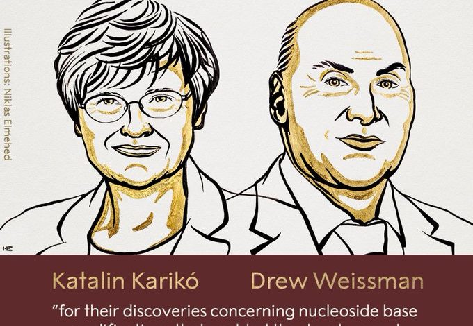 Premio Nobel de Medicina para Katalin Karikó y Drew Weissman por la vacuna de la covid
