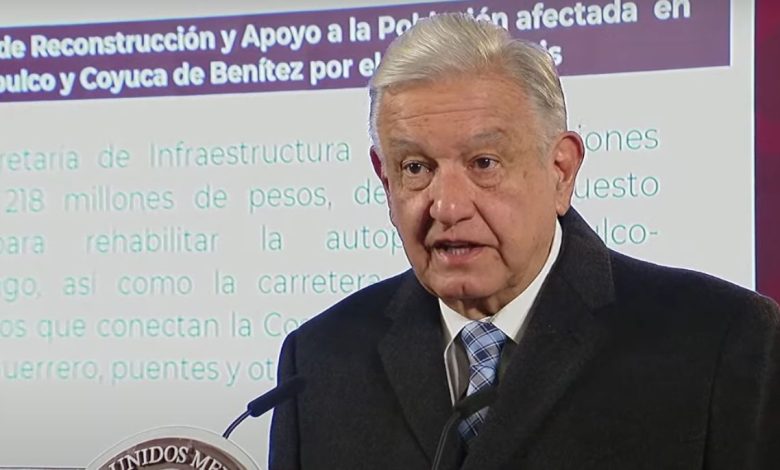 Más de $3 mil millones destinará México para recuperar Acapulco