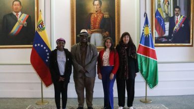 Ministro del Trabajo de Namibia inició visita de trabajo en Caracas