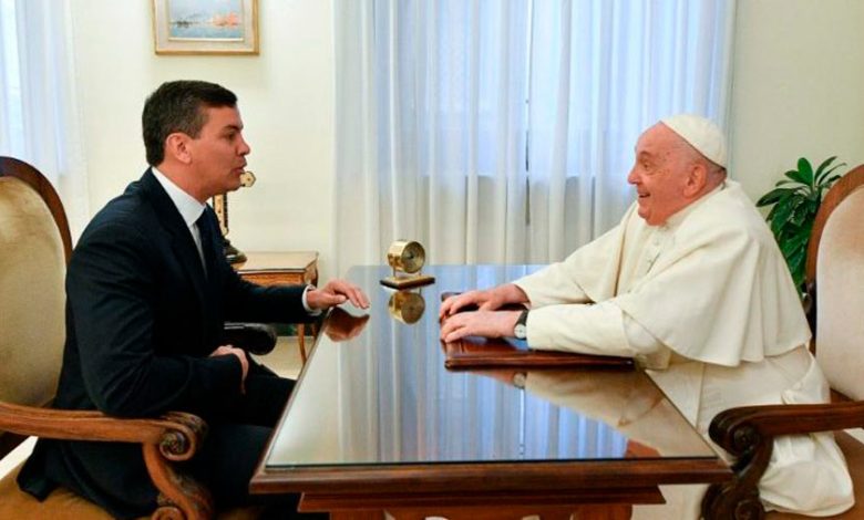 El papa y el presidente de Paraguay hablaron de lucha contra la pobreza