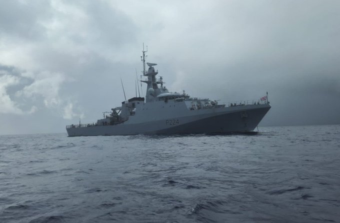 Presencia de buque de guerra británico en Guyana