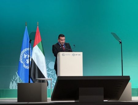 Ministro de Ecosocialismo, Josué Lorca, en la COP28