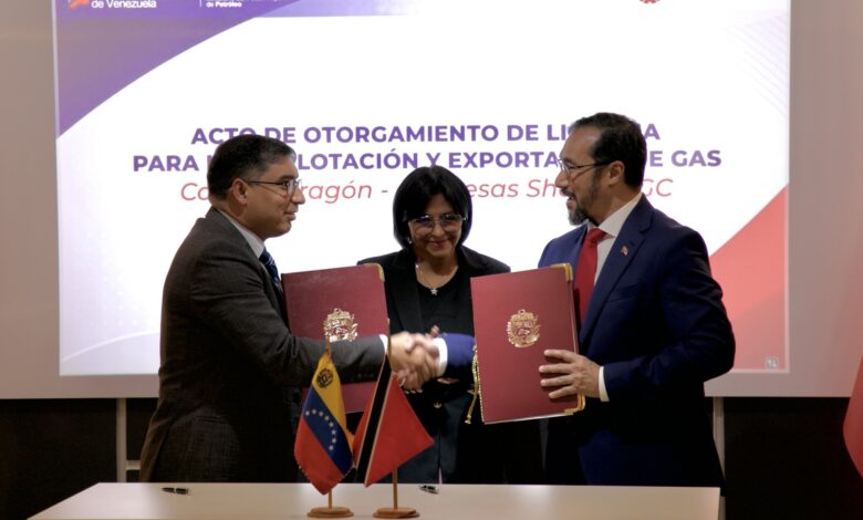 Venezuela y Trinidad y Tobago suscriben acuerdo para producción y exportación de gas