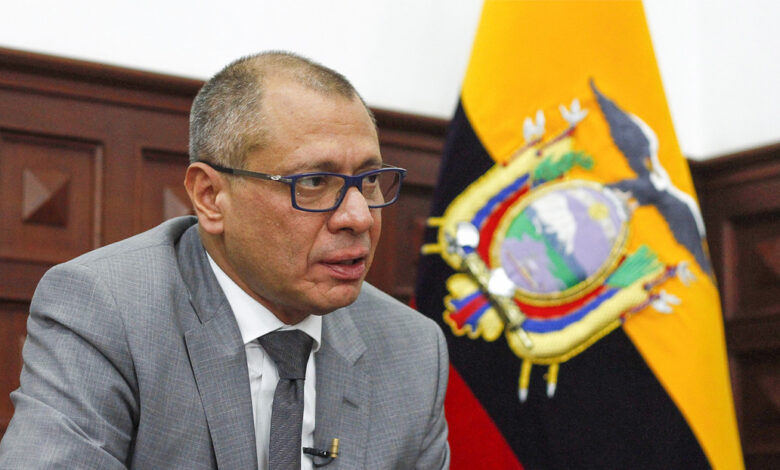Exvicepresidente ecuatoriano Jorge Glas pide asilo diplomático a México