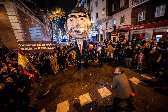 Incidentes sobre el ahorcamiento de Sánchez